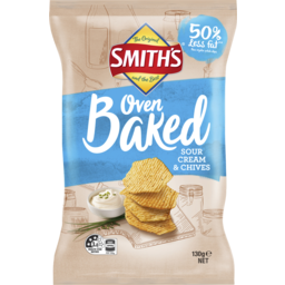 Photo of Smith's Oven Baked Sour Cream & Chives 130g