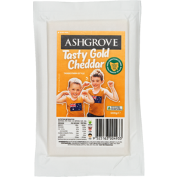 Photo of Ashgrove Cheddar Block Tasty Gold 500g