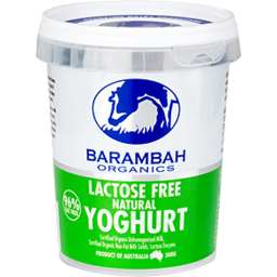 Photo of Barambah - Lactose Free Yoghurt 500g
