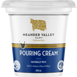 Photo of MEANDER VALLEY DAIRY POURING CREAM