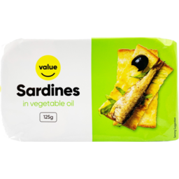 Photo of Value Sardines In Vegetable Oil125g