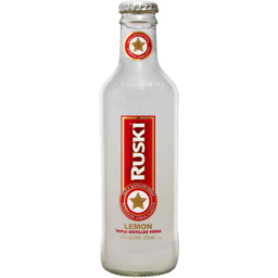 Photo of Ruski Vodka Lemon Bottle 275ml