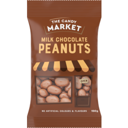 Photo of The Candy Market Milk Chocolate Peanuts 150gm