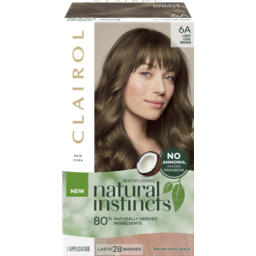 Photo of Clairol Natural Instincts Semi-Permanent Hair Colour 6a Light Cool Brown