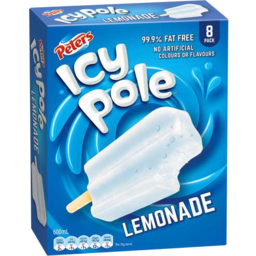 Photo of Nestle Icy Pole Larrys Lemonade 8pk 600ml