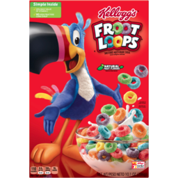 Photo of Kellogg’S Froot Loops, Breakfast Cereal, Original, Low Fat, 10.1 Oz Box 