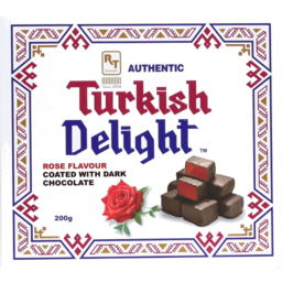 Photo of Turkish Delight Rose Flavour Coated With Dark Chocolate