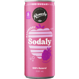 Photo of Remedy Sodaly Raspberry Drink No Sugar