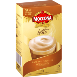 Photo of Moccona Café Classics Latte Coffee Sachets - 10 Pack 10x14.8g