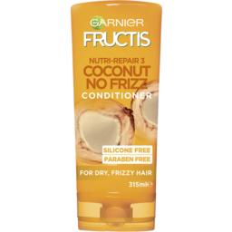 Photo of Garnier Fructis Coconut No-Frizz Conditioner For Frizzy Hair 315ml