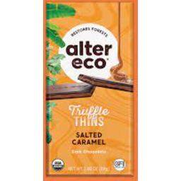 Photo of Alter Eco - Truffle Thins Salted Caramel Dark Chocolate