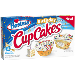 Photo of Hostess Birthday Cupcakes 8 Pack 371g