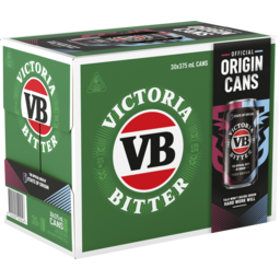 Photo of Victoria Bitter VB Cans 30x375ml