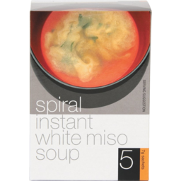 Photo of Spiral Miso Soup White 5x7g