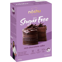 Photo of Noshu 98% Sugar Free Rich Chocolate Cake Mix 450g