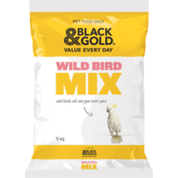 Photo of Black & Gold Wild Bird Mix 5kg