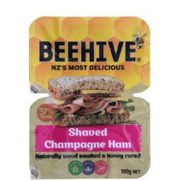Photo of Beehive Ham Shaved Champagne 100g
