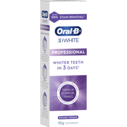 Photo of Oral-B 3d White Professional Enamel Strong Toothpaste 90g 90g