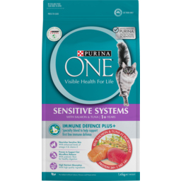 Photo of Purina One Sensitive Systems With Salmon Tuna Cat Food 1.4kg