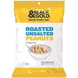 Photo of Black & Gold Peanuts Roasted & Unsalted 350g