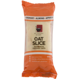 Photo of All Natural Bakery Oat Slice Yoghurt + Almond + Apricot 100g