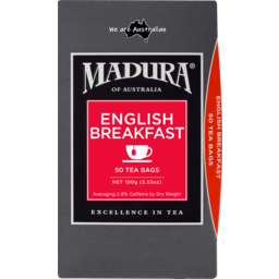 Photo of Madura Tea Bags English Breakfast 50s