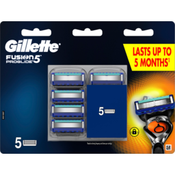 Photo of Gillette Fusion 5 Proglide Manual Razor Blade Cartridges 5 Pack