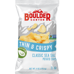 Photo of Boulder Chips Thin & Crispy Sea Salt 170g