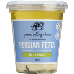 Photo of Yarra Valley Cheese Persian Fetta Dill And Chives 180g