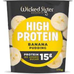 Photo of Wicked Sister High Protein Bannana Pudding 170g