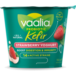 Photo of Vaalia Yoghurt Probiotic Kefir Strawberry 150gm