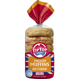 Photo of Tip Top English Muffins Multigrain 6 Pack