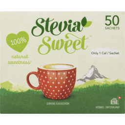 Photo of Hermesetas Stevia Sweet Sachets 50 Pack