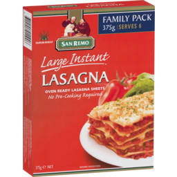 Photo of S/R Pasta Inst Lasagne Large 375gm