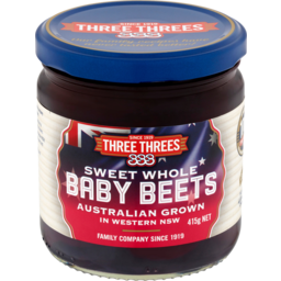 Photo of Three Threes Sweet Whole Baby Beets