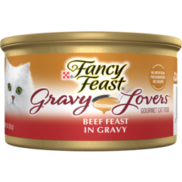 Photo of Purina Fancy Feast Gravy Lovers Beef Feast In Roasted Beef Flavour Gravy Cat Food