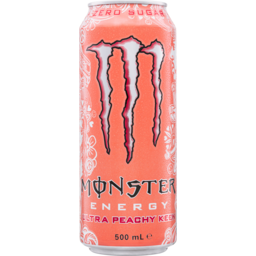 Photo of Monster Energy Drink Ultra Peachy Keen Can 500ml