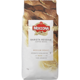 Photo of Moccona Barista Reserve Medium Beans 1kg 1kg
