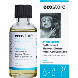 Photo of Ecostore Antibacterial Cleaner Bathroom Shower Refill Concentrate 50ml