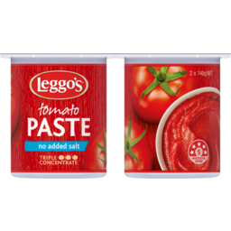 Photo of Leggos Tomato Paste No Added Salt 2x140g