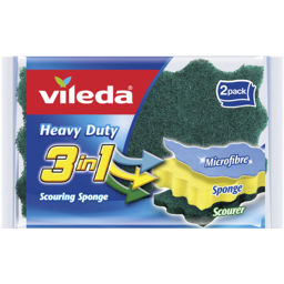Photo of Vileda 3 In 1 Scourer Heavy Duty