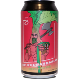 Photo of All Inn Brewing The Rhubarbarian Pastry Sour 375ml 4pk