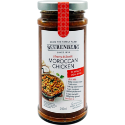 Photo of Beerenberg Hearty & Exotic Moroccan Chicken Meal Base 240ml