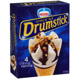 Photo of Drumstick Vanilla 4 Cones