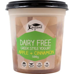 Photo of Kingland Dairy Free Yoghurt Apple & Cinnammon