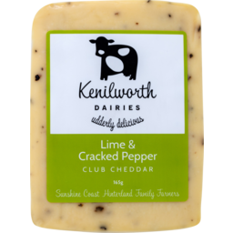 Photo of Kenilworth Lime & Cracked Pepper Club Cheddar Cheese