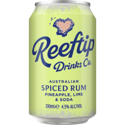 Photo of Reeftip Spiced Rum Pineapple Lime & Soda Can