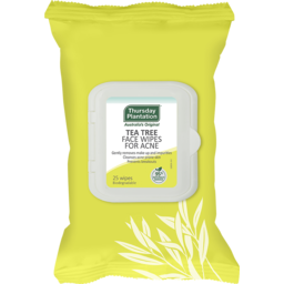 Photo of Thursday Plantation Tea Tree Face Wipes For Acne 25 Pack