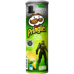 Photo of Pringles Sour Cream And Onion Stackable Potato Chips 134g 134g