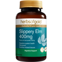 Photo of HERBS OF GOLD Slippery Elm 400mg 60 Caps